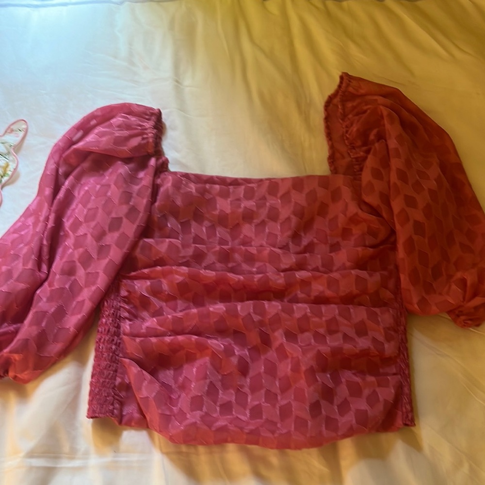 Amanda Uprichard pink top